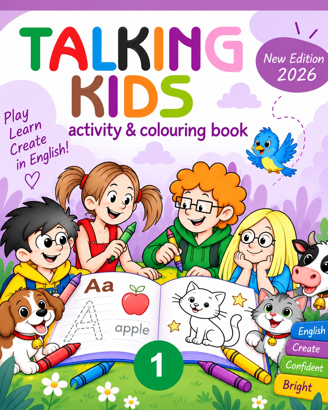 Talking Kids 1 New Edition 2026 – Activity & Colouring Book